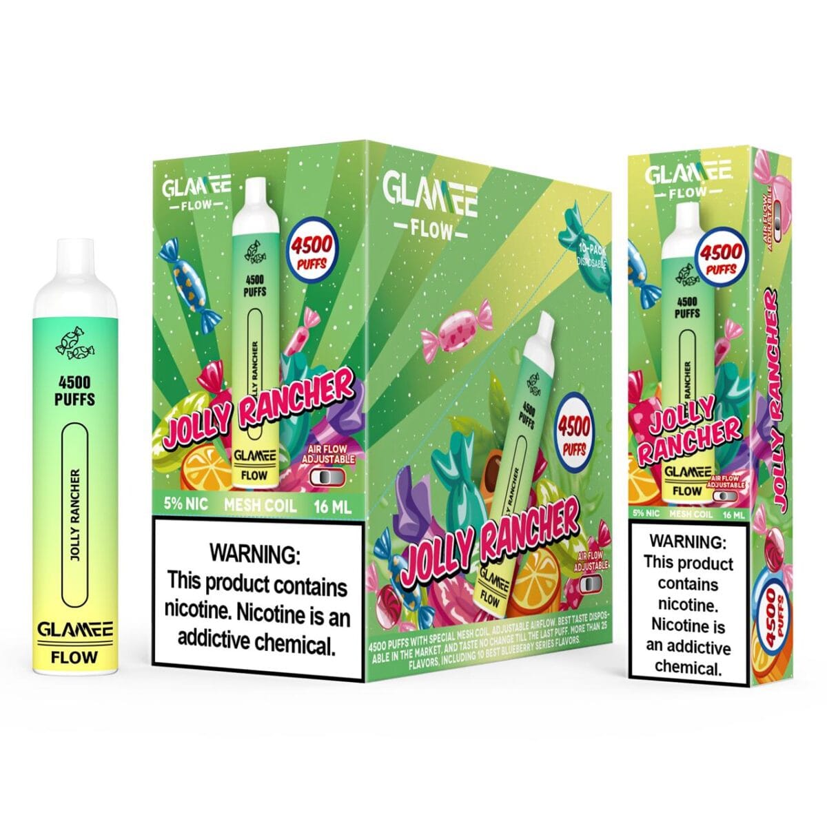 Glamee Flow 4500 Puffs Disposable Vape Device Vape Shop Dubai Uae 5