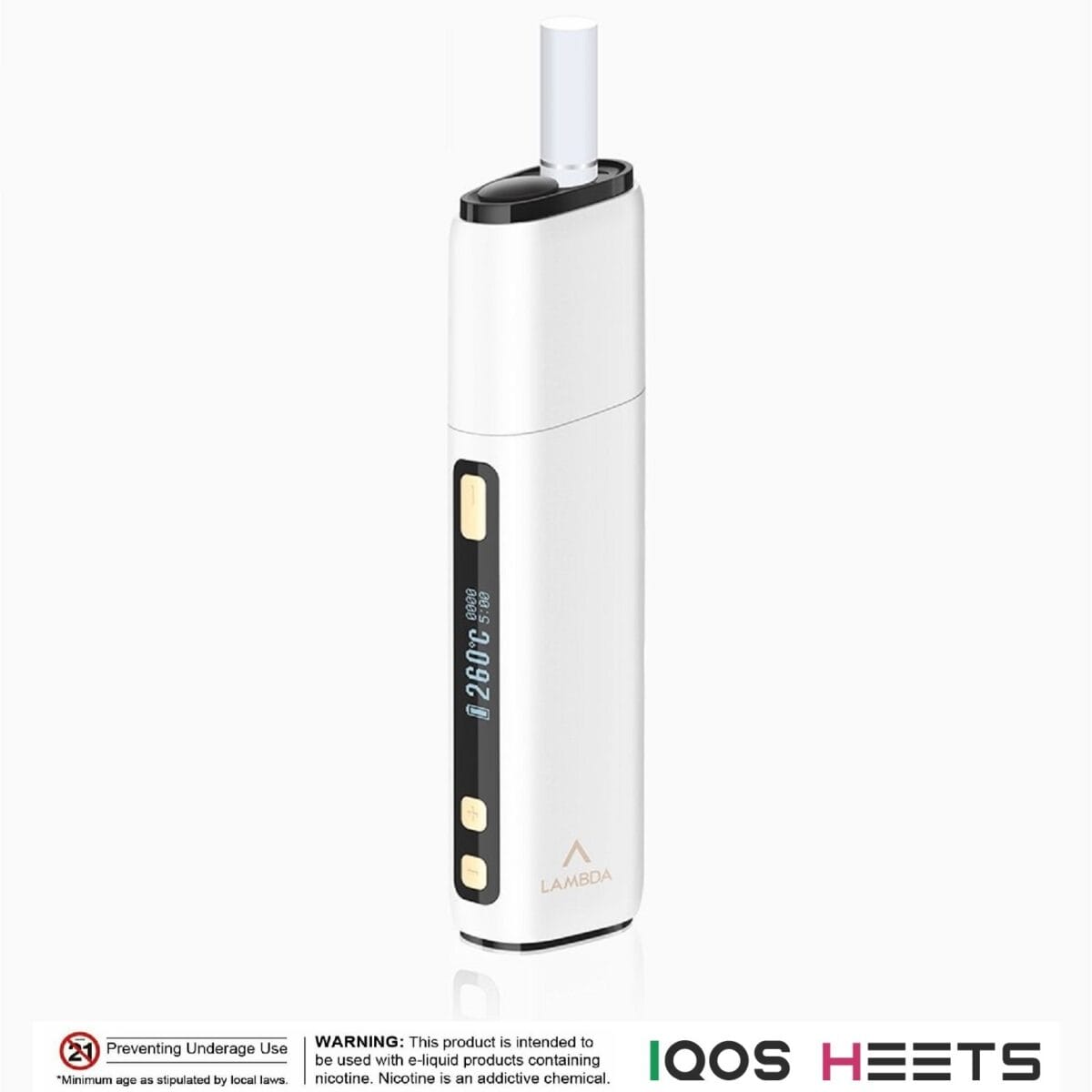 Lambda I8 White Device For Terea Heets Sticks In Dubai Uae Vape Shop Dubai Uae