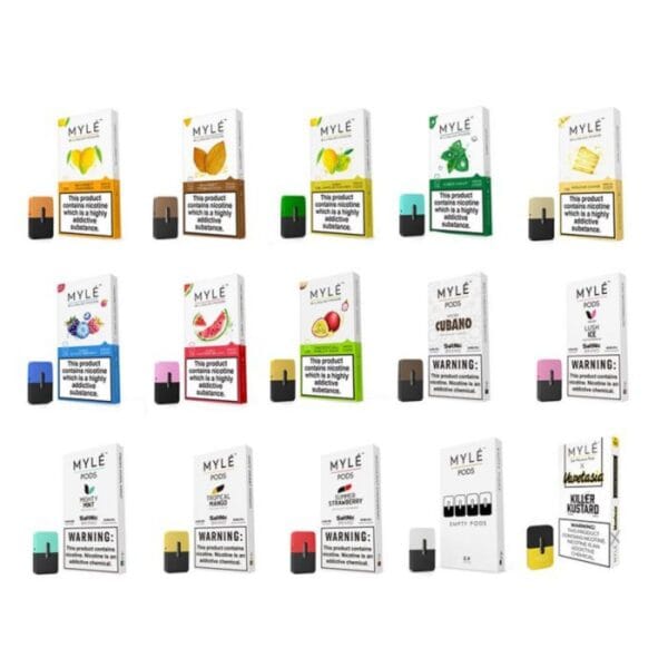 Myle Pod All Flavor 5 Original Pod Dubai 4pc Pack Vape Shop Dubai Uae