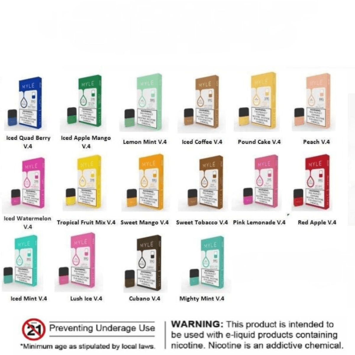 New Myle V4 Pods All Flavor Vape Magnetic Vape Shop Dubai Uae