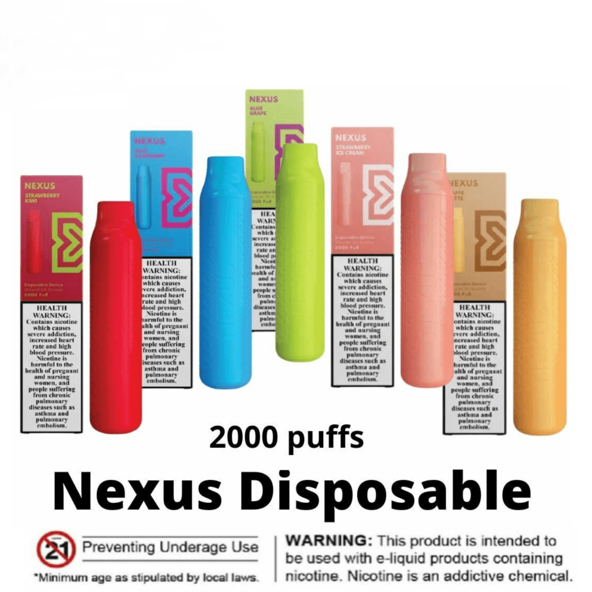 New Pod Salt Nexus 2000 Puffs Disposable Vape Vape Shop Dubai Uae