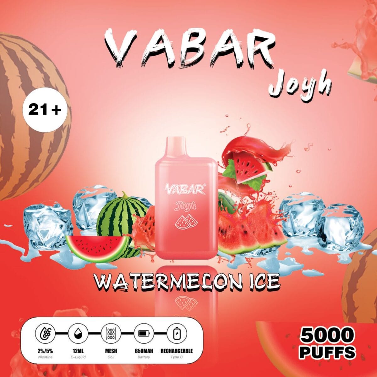 New Vabar Joyh 5000 Puffs Disposable Vape Vape Shop Dubai Uae 8