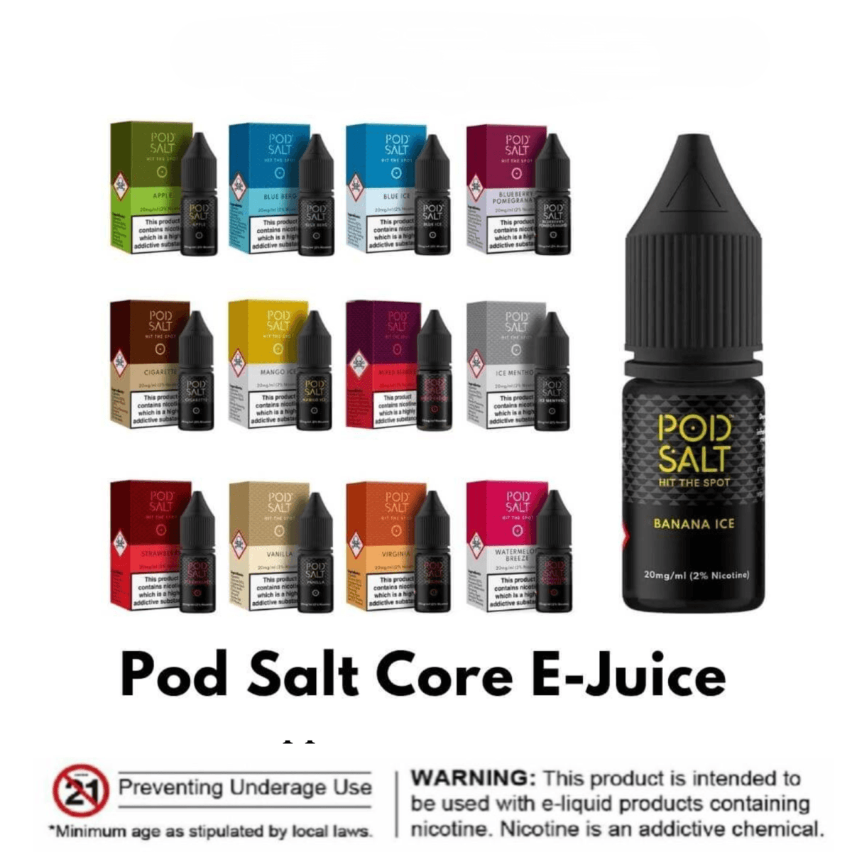 Pod Salt Core 20Mg 30Ml Uk Vape Shop Dubai Uae