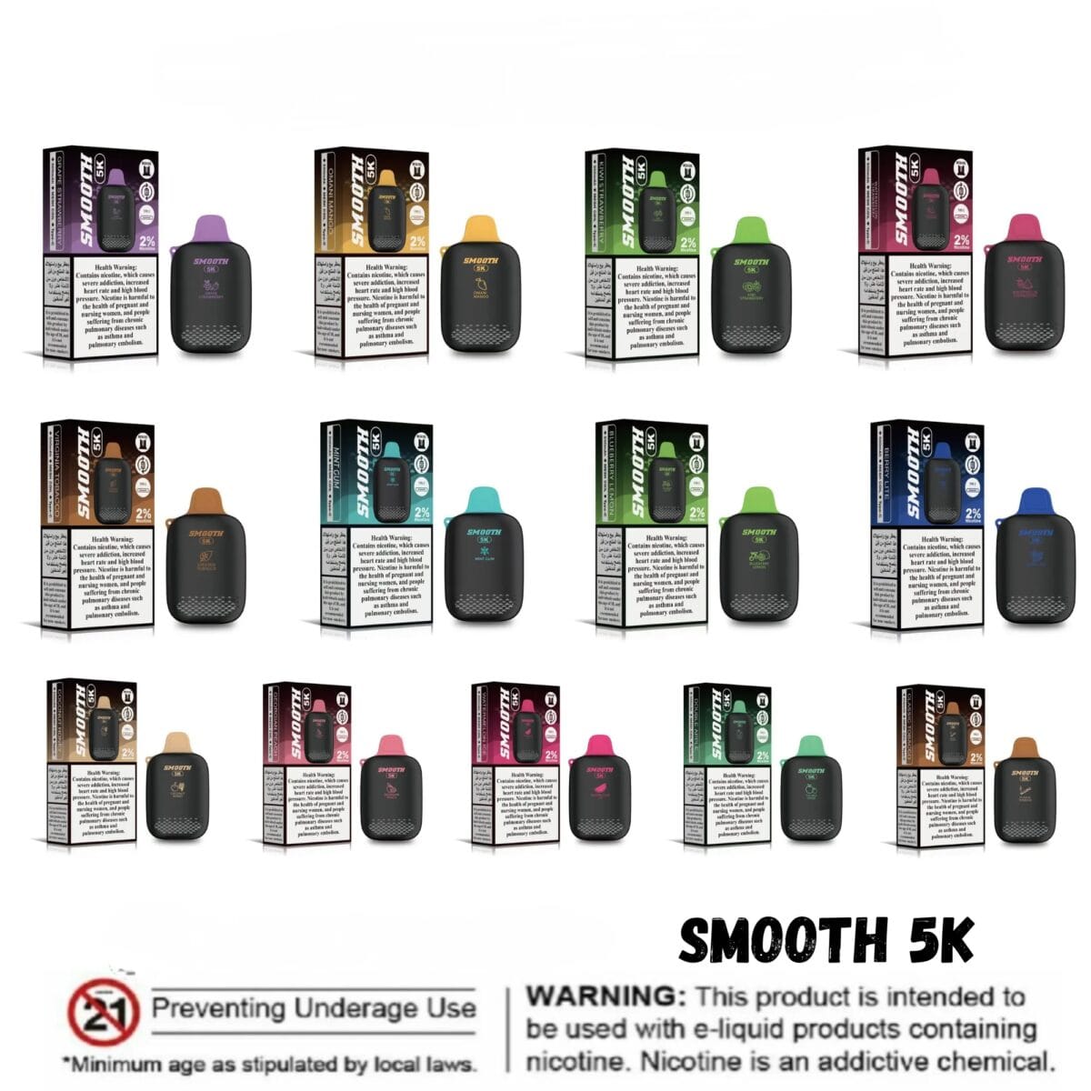 Smooth 5000 Vape Disposable Puffs Vape Shop Dubai Uae