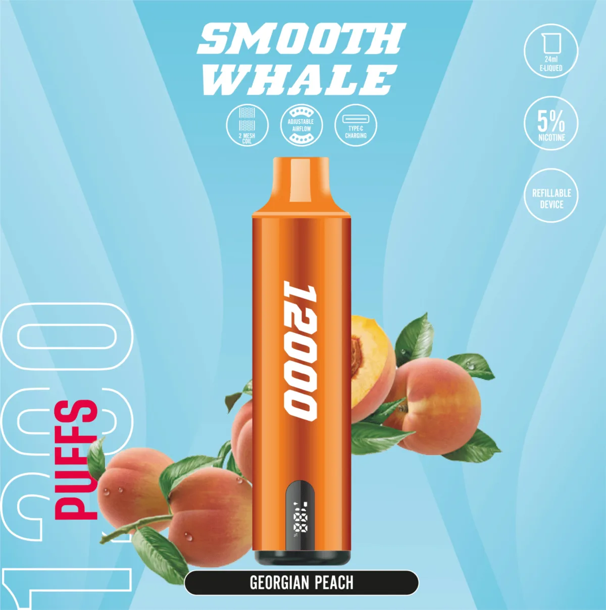 Smooth Whale 12000 Puffs Disposable Vape Vape Shop Dubai Uae 6