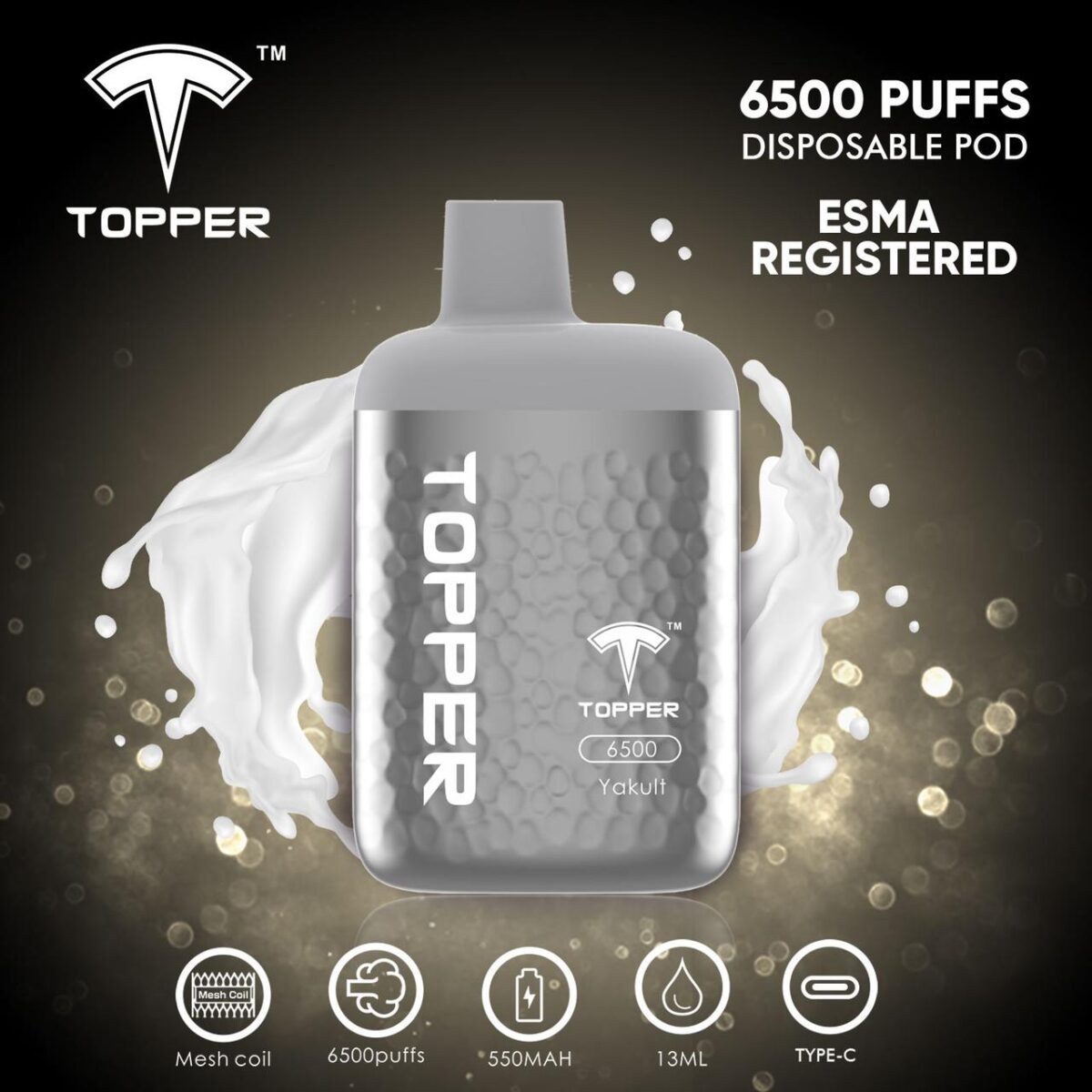 Topper Disposable Vape 6500 Puffs Vape Shop Dubai Uae 5