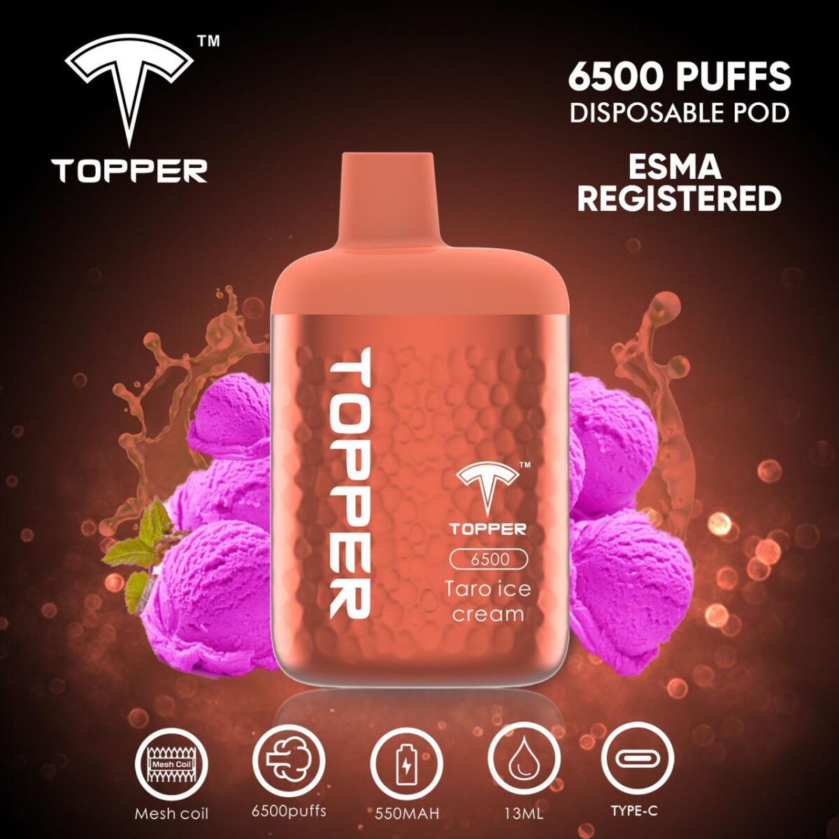 Topper Disposable Vape 6500 Puffs Vape Shop Dubai Uae 6