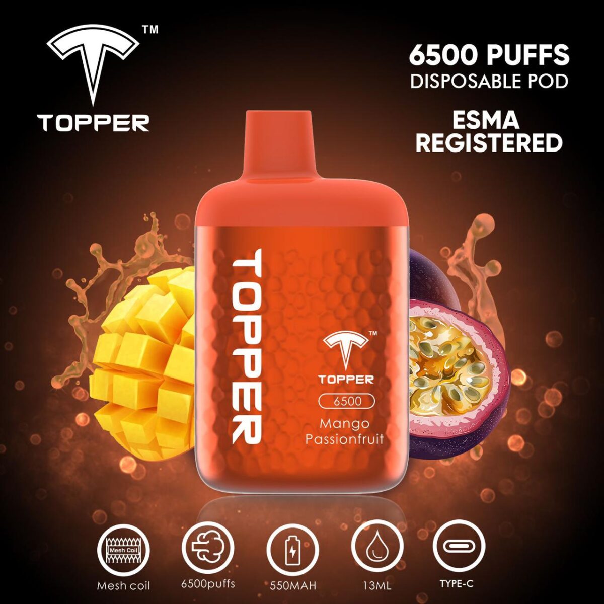 Topper Disposable Vape 6500 Puffs Vape Shop Dubai Uae 8