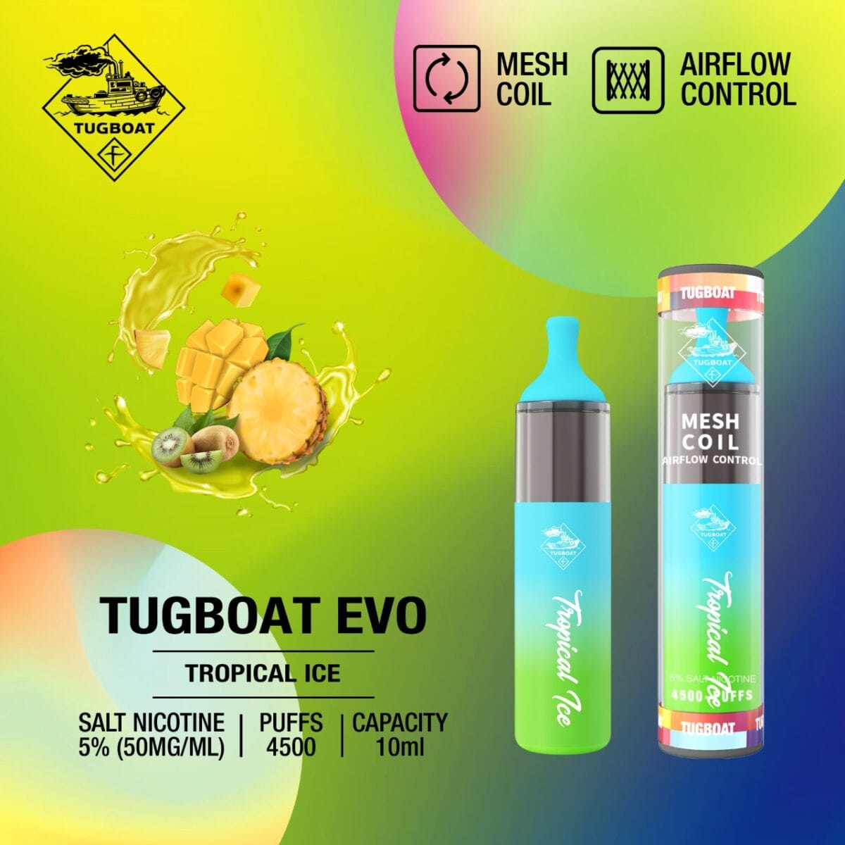 Tugboat Evo 4500 Puffs All Flavors In Dubai Vape Shop Dubai Uae 14