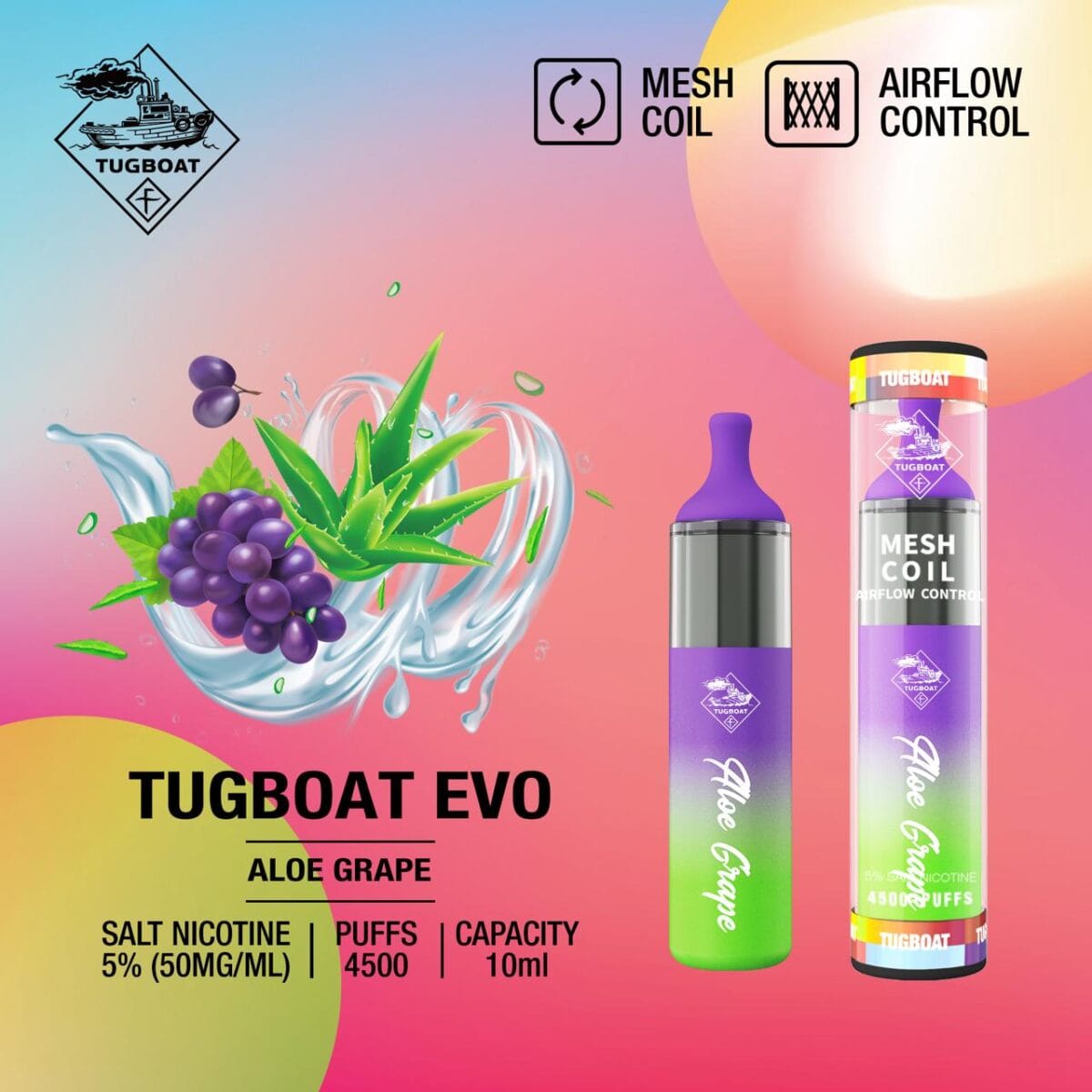 Tugboat Evo 4500 Puffs All Flavors In Dubai Vape Shop Dubai Uae 3