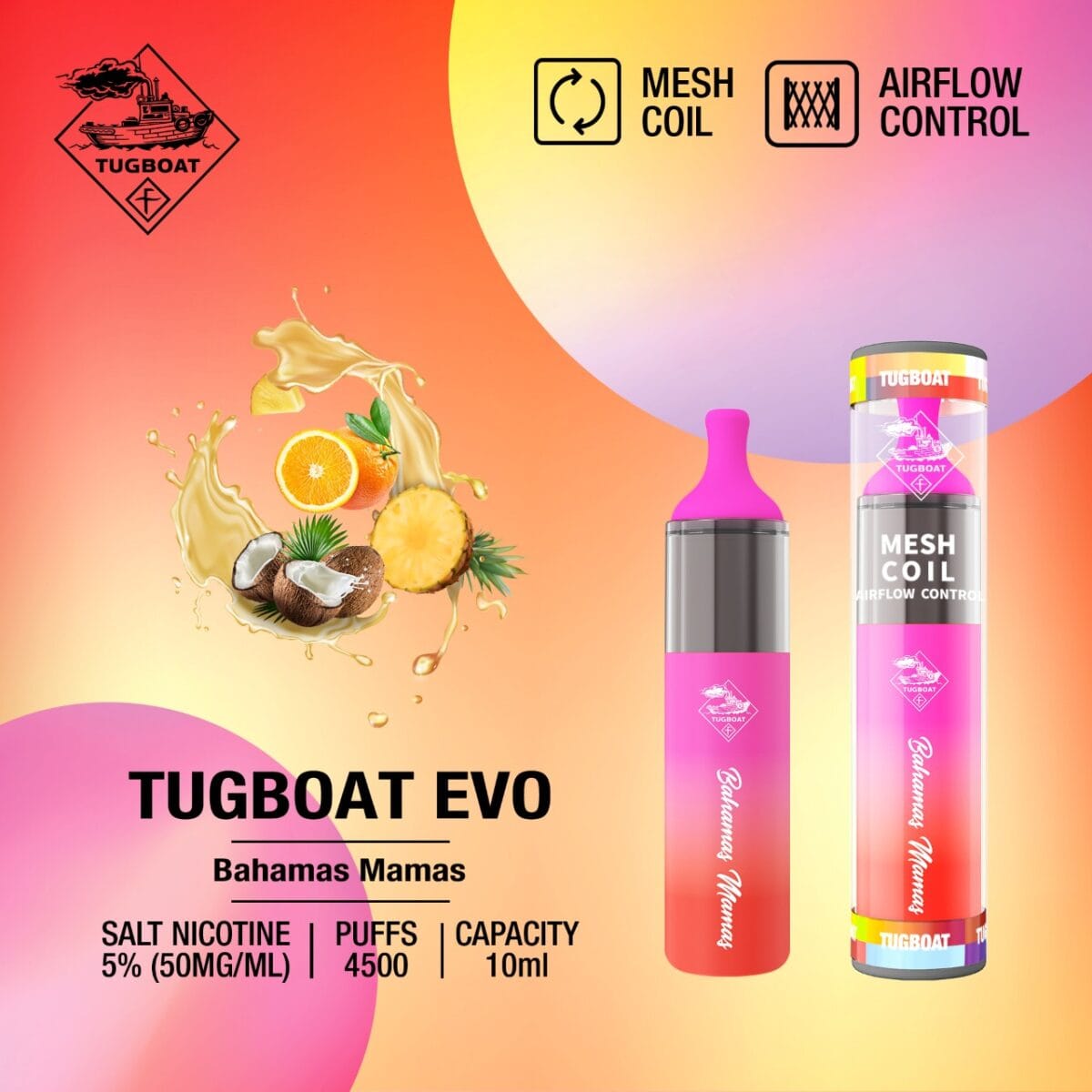 Tugboat Evo 4500 Puffs All Flavors In Dubai Vape Shop Dubai Uae 6