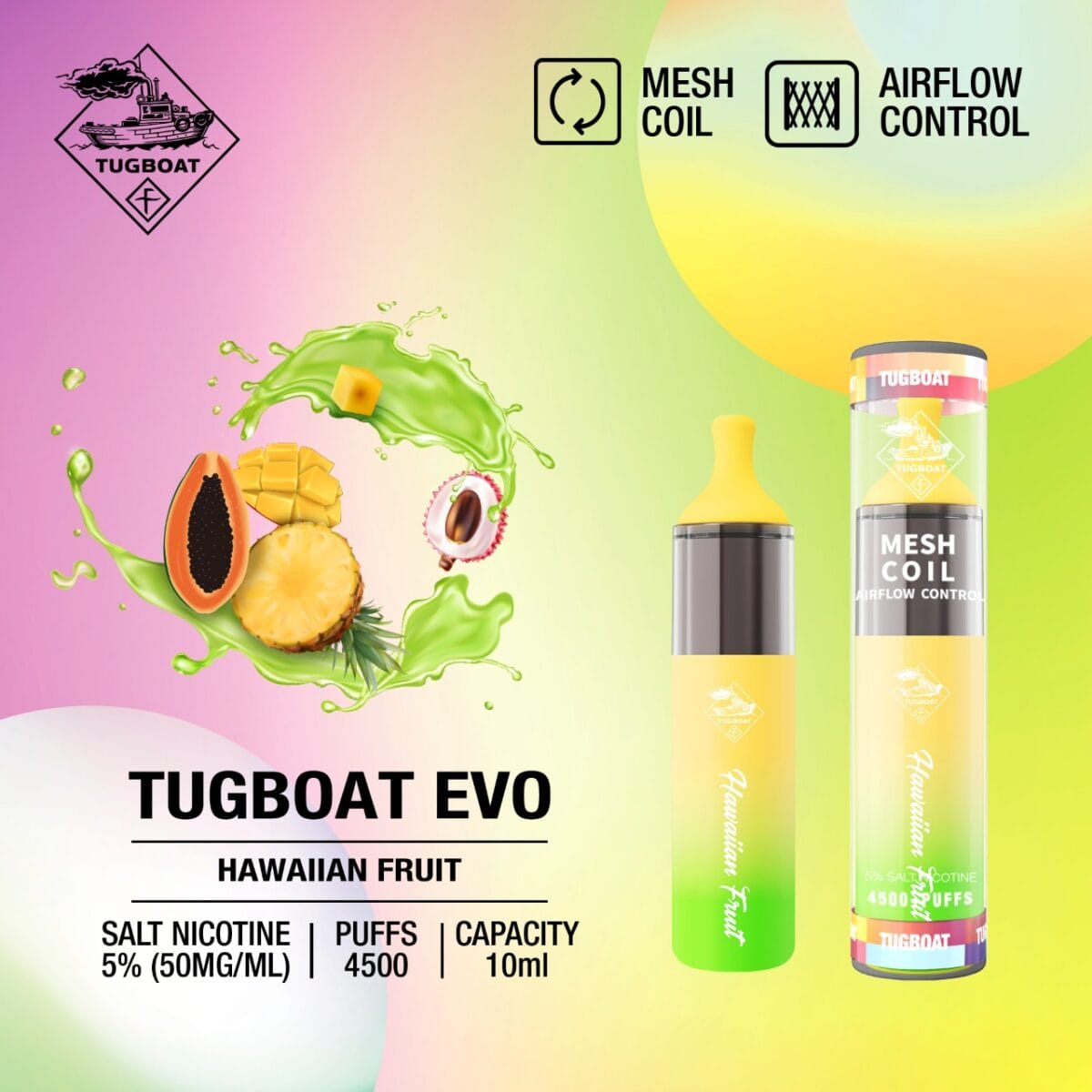 Tugboat Evo 4500 Puffs All Flavors In Dubai Vape Shop Dubai Uae 7