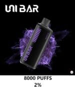 Uni Bar 8000 Puffs Disposable Vape 2 Nicotine Vape Shop Dubai Uae 2