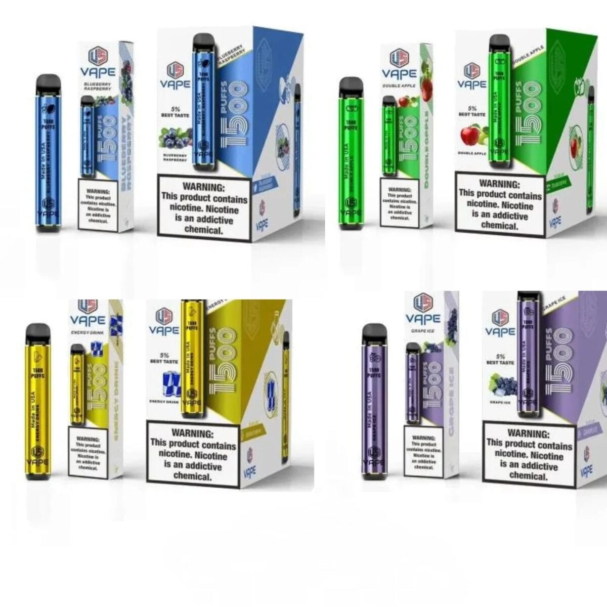 Us Vape Disposable Vape 1500Puffs Vape Shop Dubai Uae