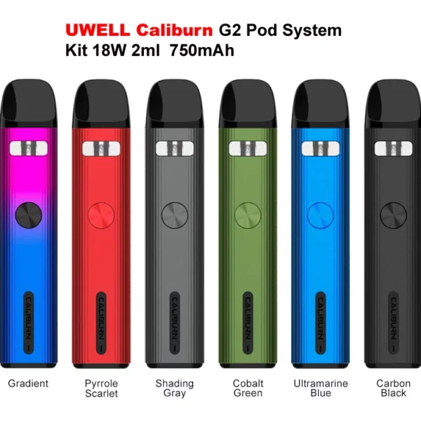 Uwell Caliburn G2 Pod System All Colors In Uae Vape Shop Dubai Uae