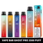 Vape Bar Ghost Pro 3500 Puffs Disposable Vape Vape Shop Dubai Uae