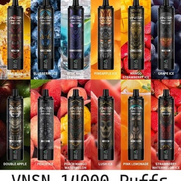 Vnsn Quake Pro 14000 Puffs Disposable Vape Vape Shop Dubai Uae