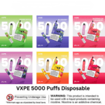 Vxpe 5000 Puffs Disposable Vape Rechargeable Vape Shop Dubai Uae