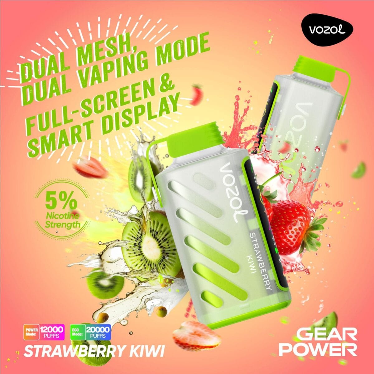 New Vozol Gear Power 20000 Puffs Disposable Vape Vape Shop Dubai Uae 13