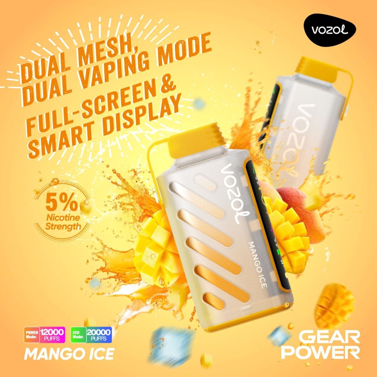 New Vozol Gear Power 20000 Puffs Disposable Vape Vape Shop Dubai Uae 15