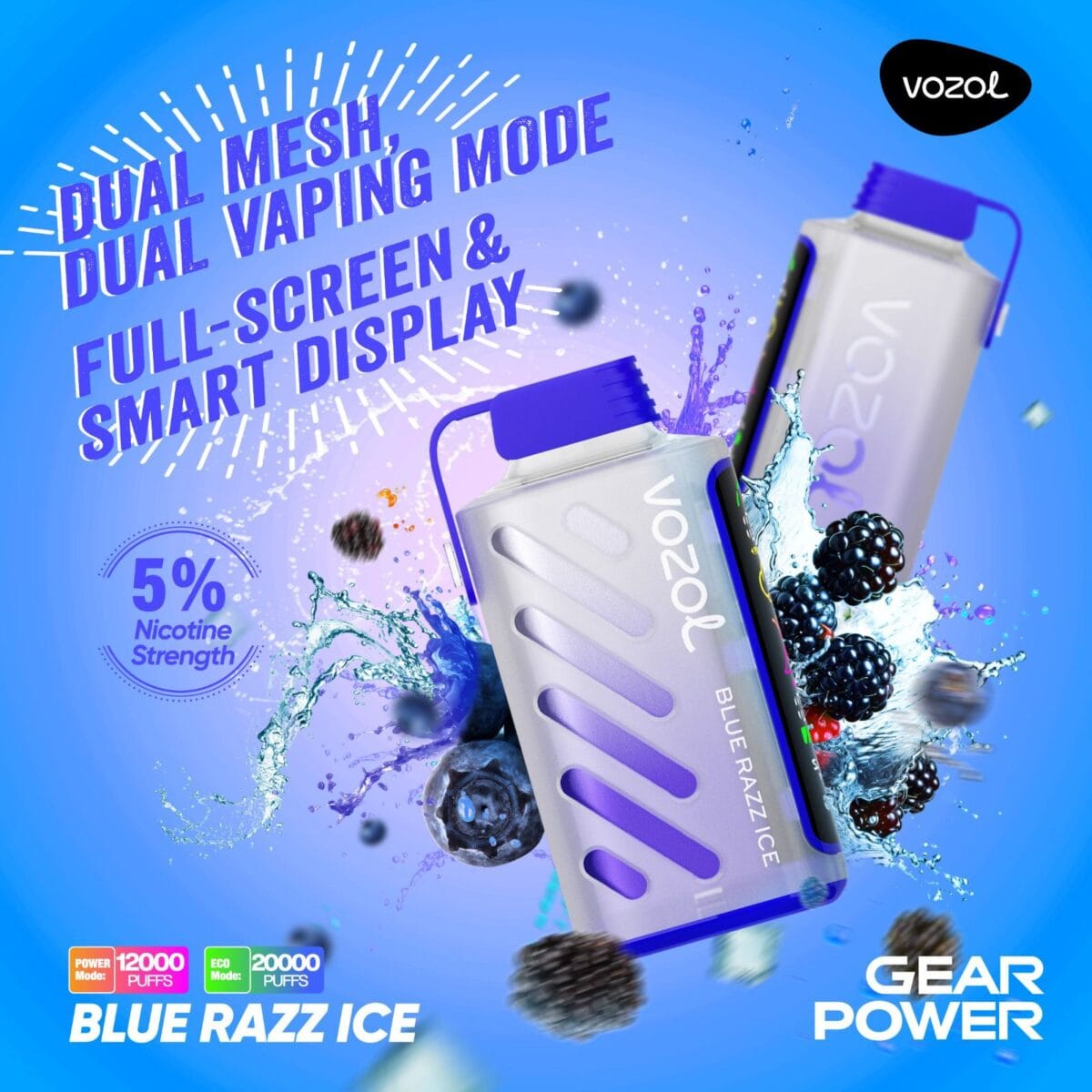 New Vozol Gear Power 20000 Puffs Disposable Vape Vape Shop Dubai Uae 18