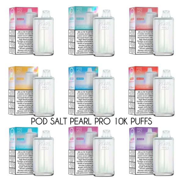 Exclusive Pod Salt Pearl Pro 10000 Puffs Disposable Vape Vape Shop Dubai Uae