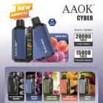 New Aaok Cyber 20000 Puffs Disposable Vape In Dubai Vape Shop Dubai Uae