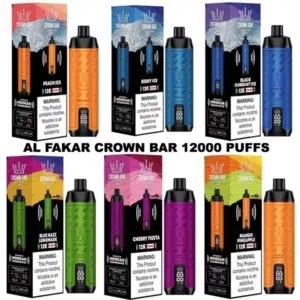 Al Fakher 12000 Puffs Crown Bar DLT Disposeable Vape