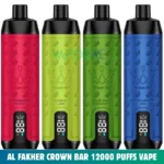 New Al Fakher 12000 Puffs Crown Bar Dlt Disposeable Vape Vape Shop Dubai Uae