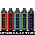 New Al Fakher Pro 8000 Puffs Crown Bar Disposable Vape Vape Shop Dubai Uae