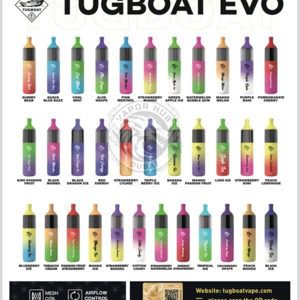 Tugboat Evo 4500 Puffs Disposable Vape