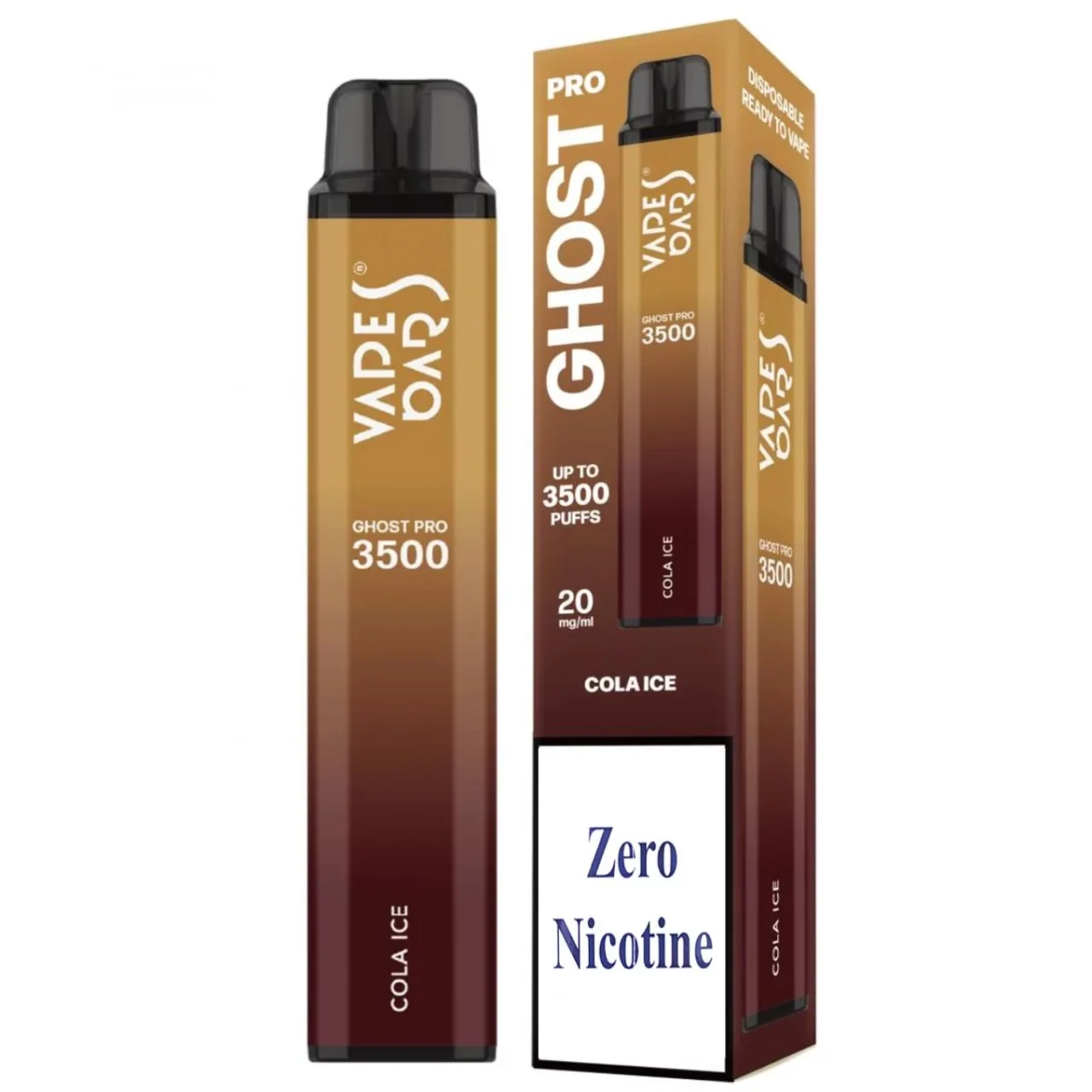 New Zero Nicotine Ghost Pro 3500 Puffs Vape Bar Disposeable Vape Vape Shop Dubai Uae 2