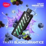 Vozol Gear Shisha blackcurrent ice 25000 Puffs Disposable Vape In UAE