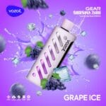 Vozol Gear Shisha grape ice 25000 Puffs Disposable Vape In UAE