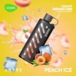 Vozol Gear Shisha peach ice 25000 Puffs Disposable Vape In UAE