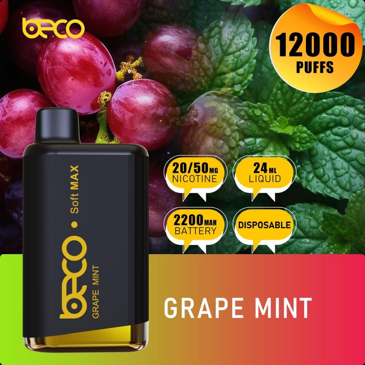 New Beco Soft Max 12000 Puffs Disposable Vape In Dubai Vape Shop Dubai Uae 16