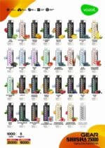 New Vozol Gear Shisha 25000 Puffs Disposable Vape In Uae Vape Shop Dubai Uae