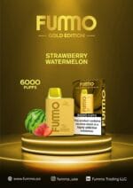 Fummo King 6000 Puffs 2 nicotine Strawberry watermelon Disposable Vape Buy in UAE Dubai