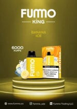 Fummo King 6000 Puffs 2 nicotine banana ice Disposable Vape Buy in UAE Dubai