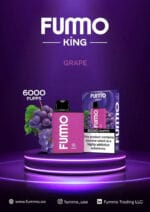 Fummo King 6000 Puffs 2 nicotine grape Disposable Vape Buy in UAE Dubai