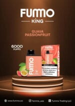 Fummo King 6000 Puffs 2 nicotine guava passionfruit Disposable Vape Buy in UAE Dubai