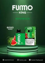 Fummo King 6000 Puffs 2 nicotine watermelon Disposable Vape Buy in UAE Dubai