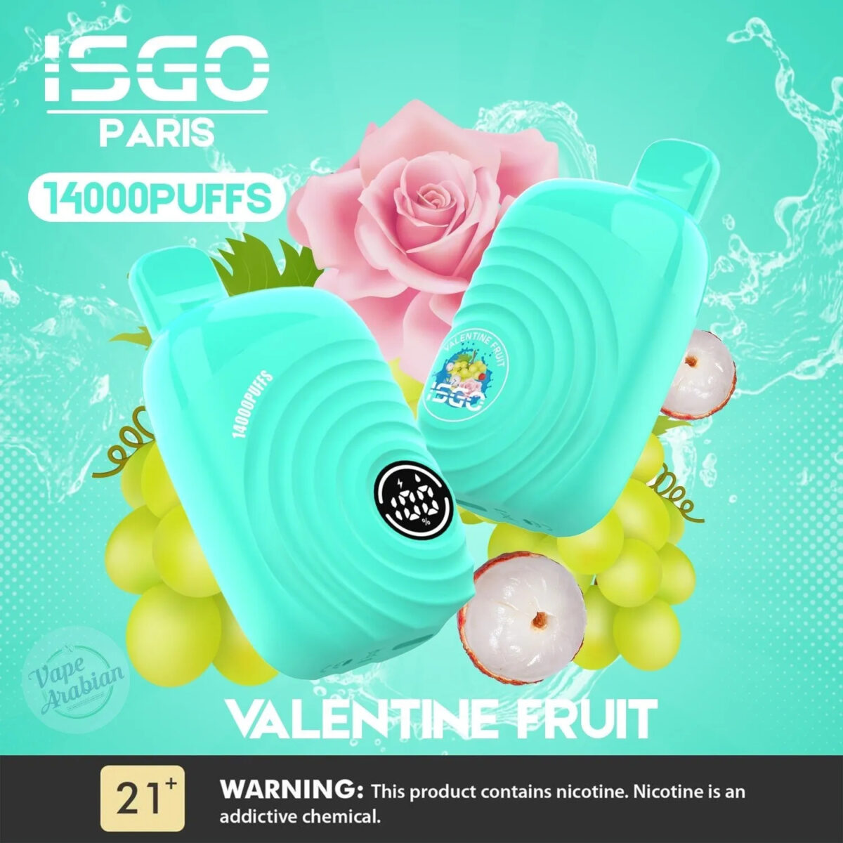 Isgo Paris 14000 Puffs Valentine Fruit