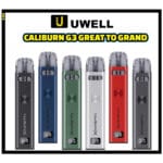 Uwell Caliburn G3 Vape Kit 25W in dubai uae