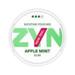 ZYN Nicotine Pouches Apple Mint Slim Made in Sweden In Dubai