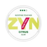 ZYN Nicotine Pouches Citrus Slim Made in Sweden In Dubai