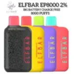 Elf Bar Ep8000 Puffs Disposable Vape 20mg 2 Vape Shop Dubai Uae