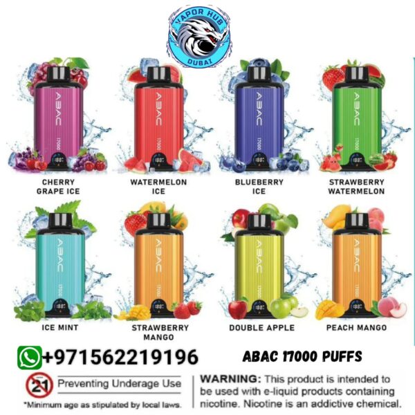 ABAC 7000 Puff Disposable Vape (Dua Mesh) available in dubai