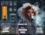 AL FAKHER CROWN BAR PRO MAX 15000 PUFFS 5MG MANGO ICE AL FAKHER