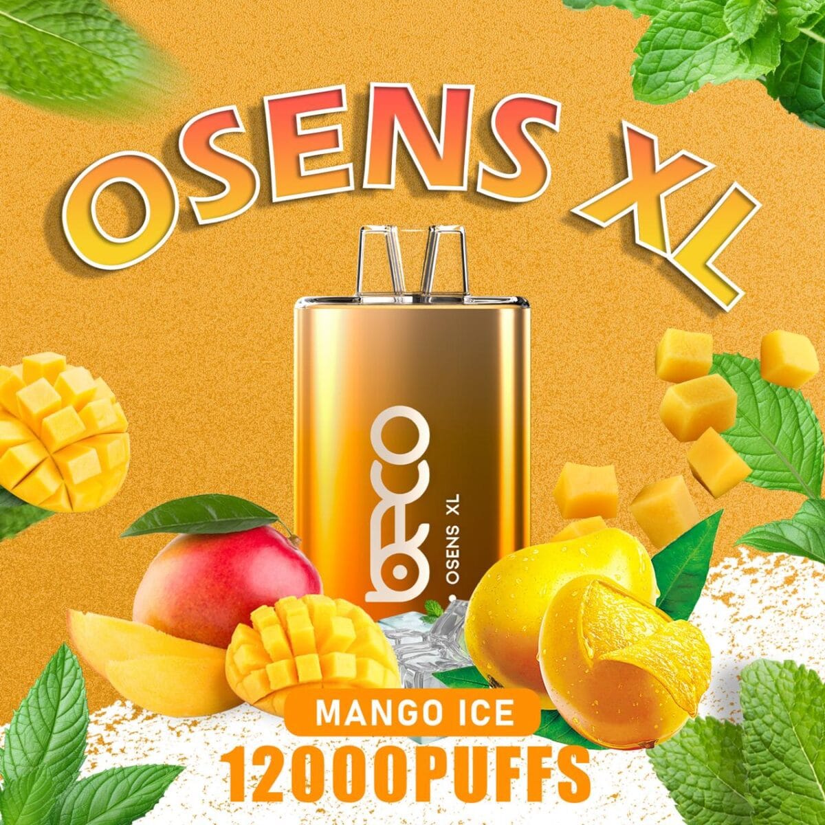 BECO OSENS XL MANGO ICE 12000 PUFFS IN DUBAI UAE